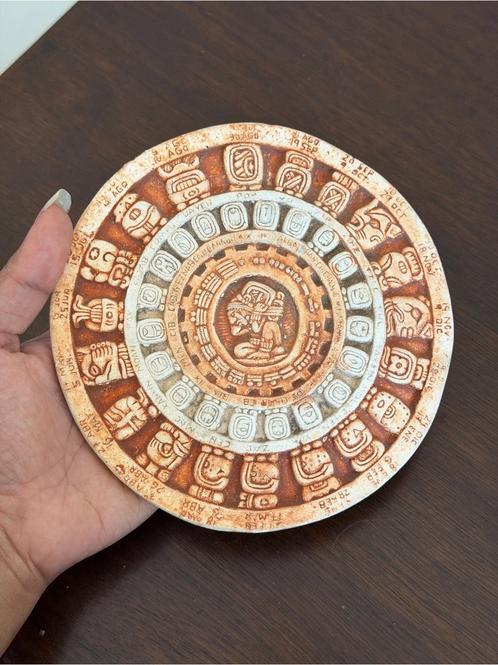 Aztec/Mayan Calendar Stone Wall Hanging Decor